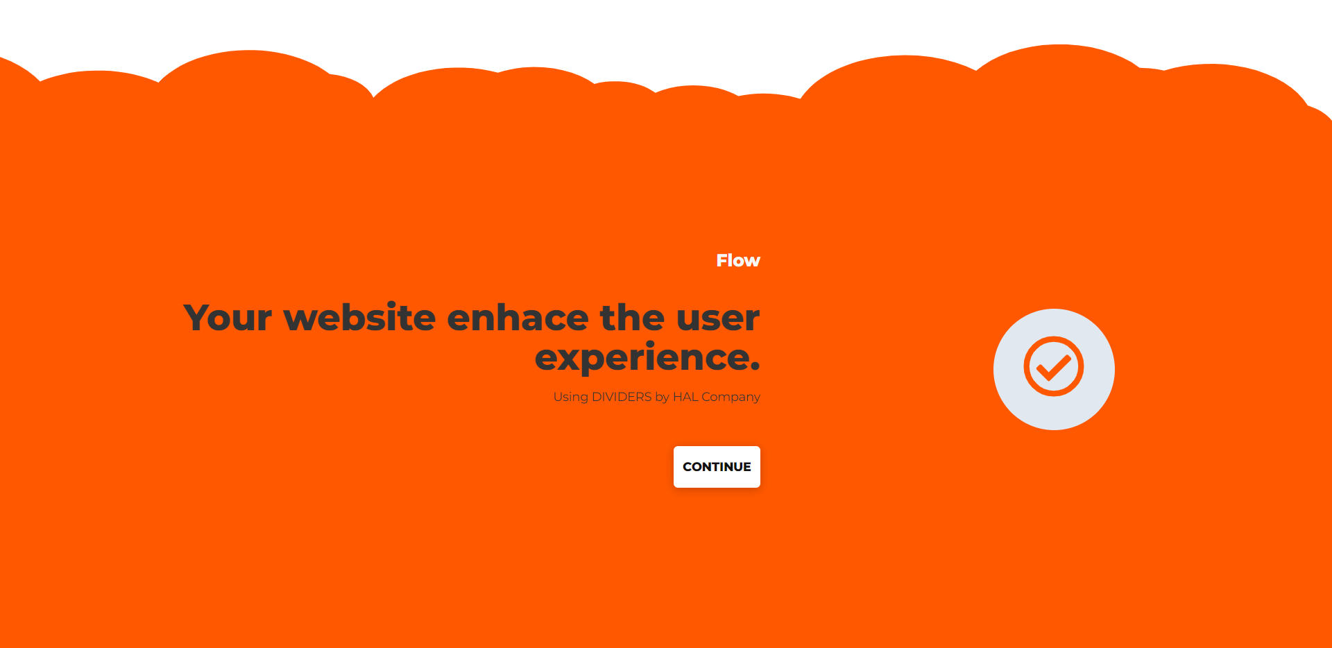 With DIVIDERS you will be able to renew and offer a better experience to your visitors.